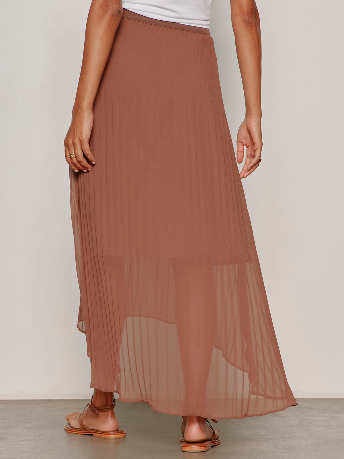 MEANT TO BE PLEATED MIDI SKIRT MUD BATH | Sanctuary Clothing