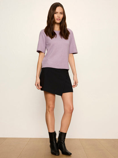 Playfull Mini Skirt Navy Pinstripe | Sanctuary Clothing