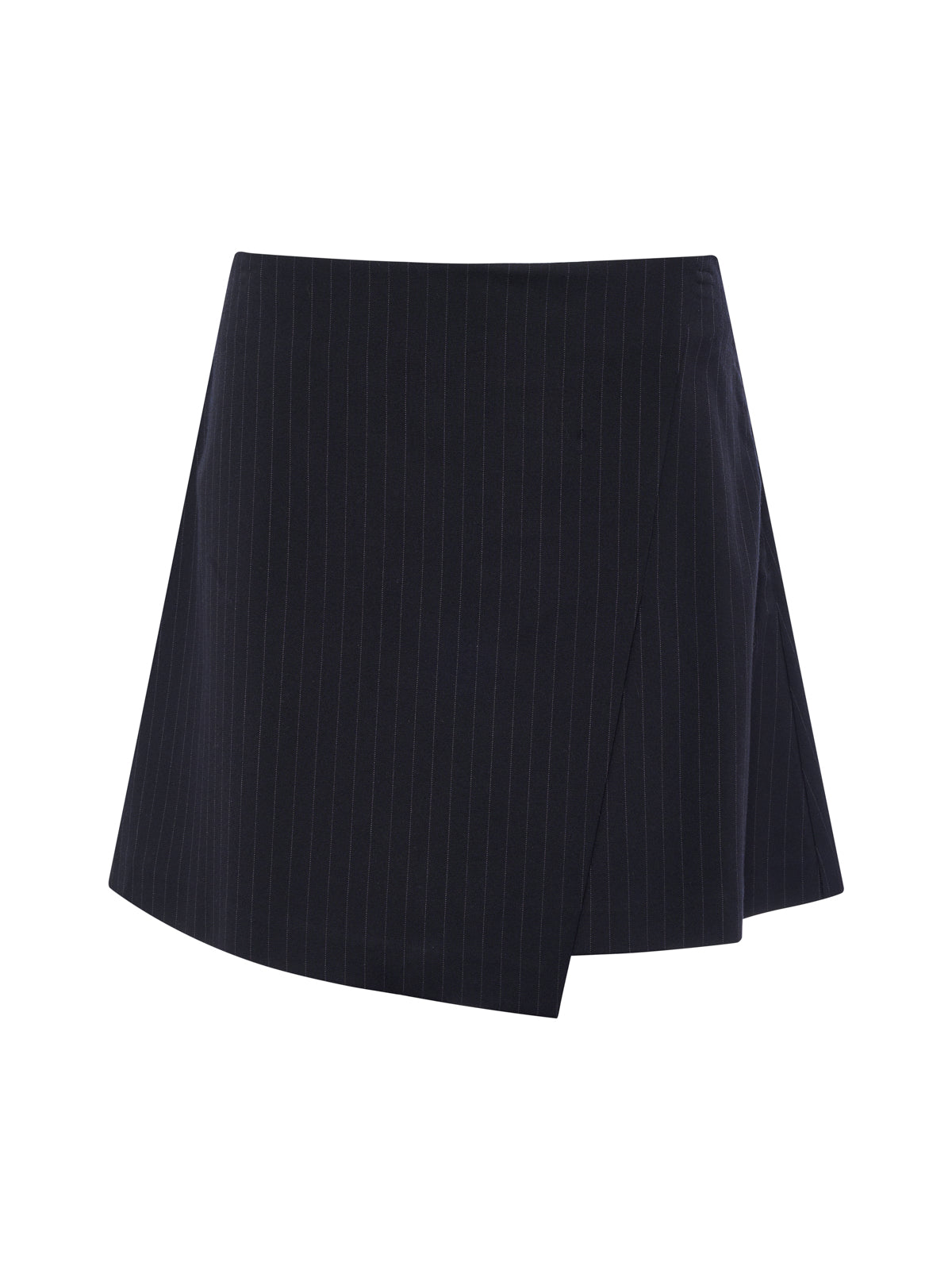 Playfull Mini Skirt Navy Pinstripe | Sanctuary Clothing