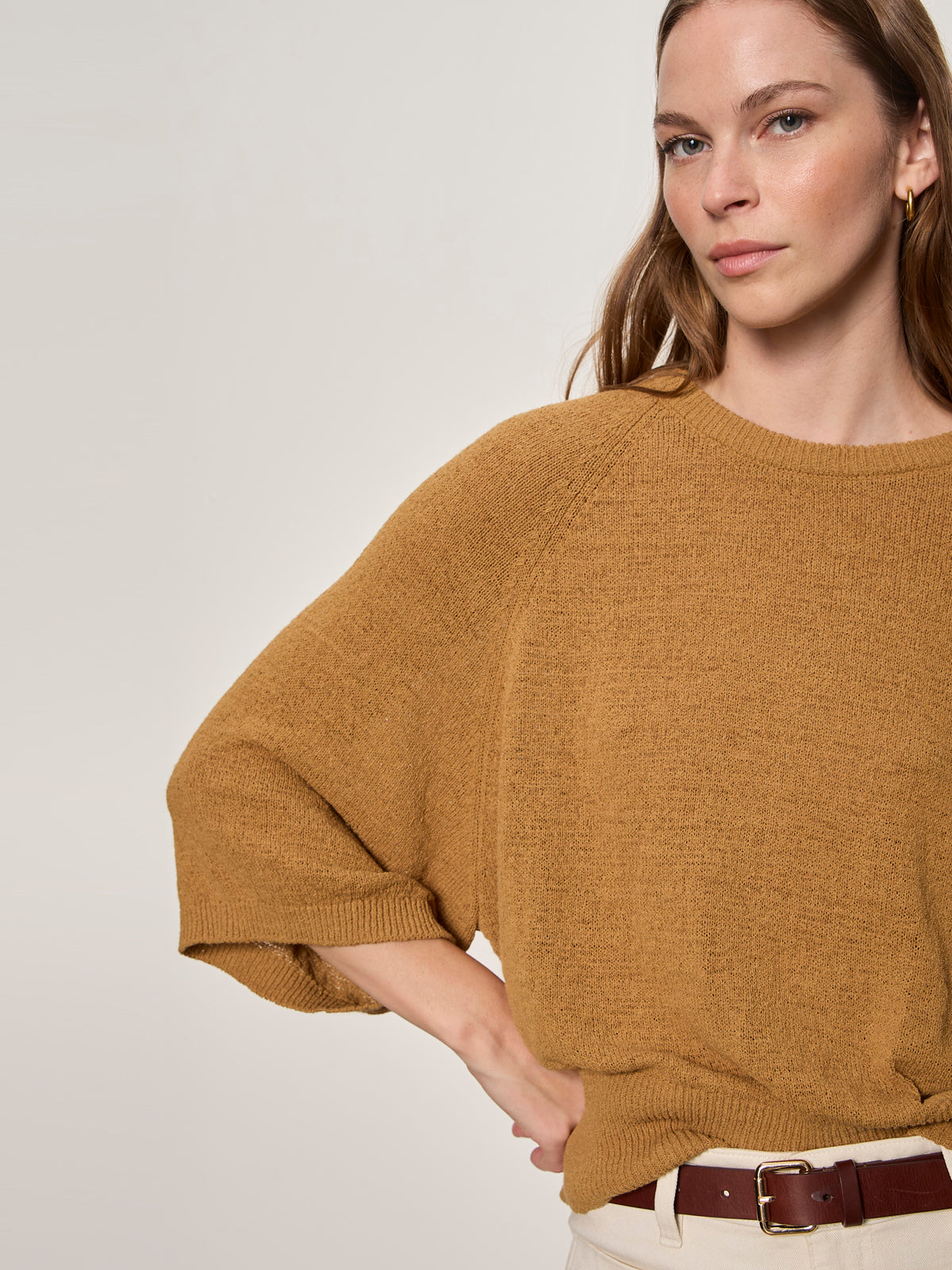 ABOUT US RELAXED PULLOVER CUMIN | Sanctuary Clothing