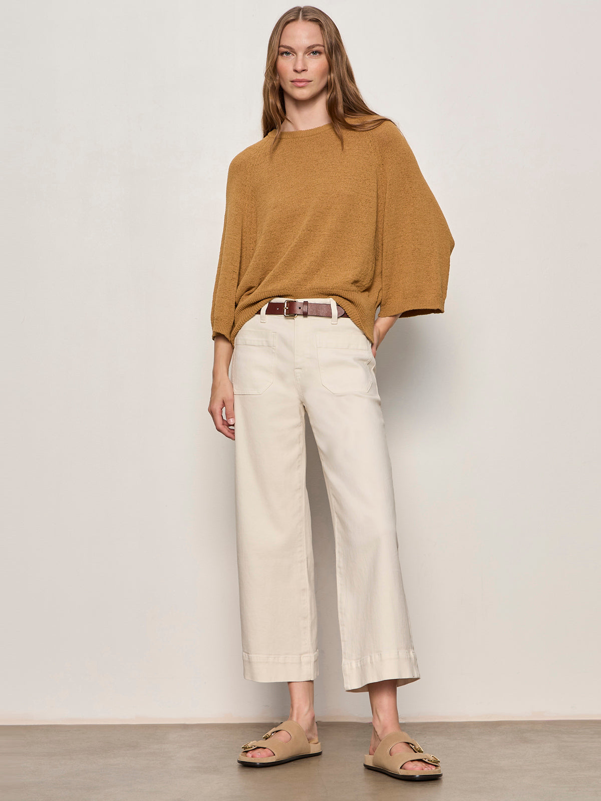 ABOUT US RELAXED PULLOVER CUMIN | Sanctuary Clothing