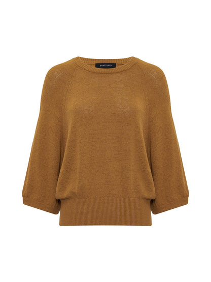 ABOUT US RELAXED PULLOVER CUMIN | Sanctuary Clothing