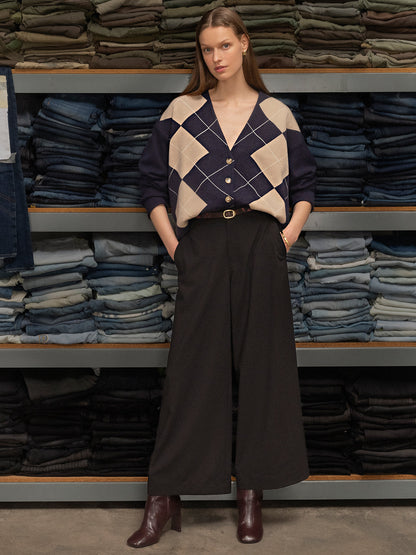 Arden Cardigan Loma Argyle | Sanctuary Clothing