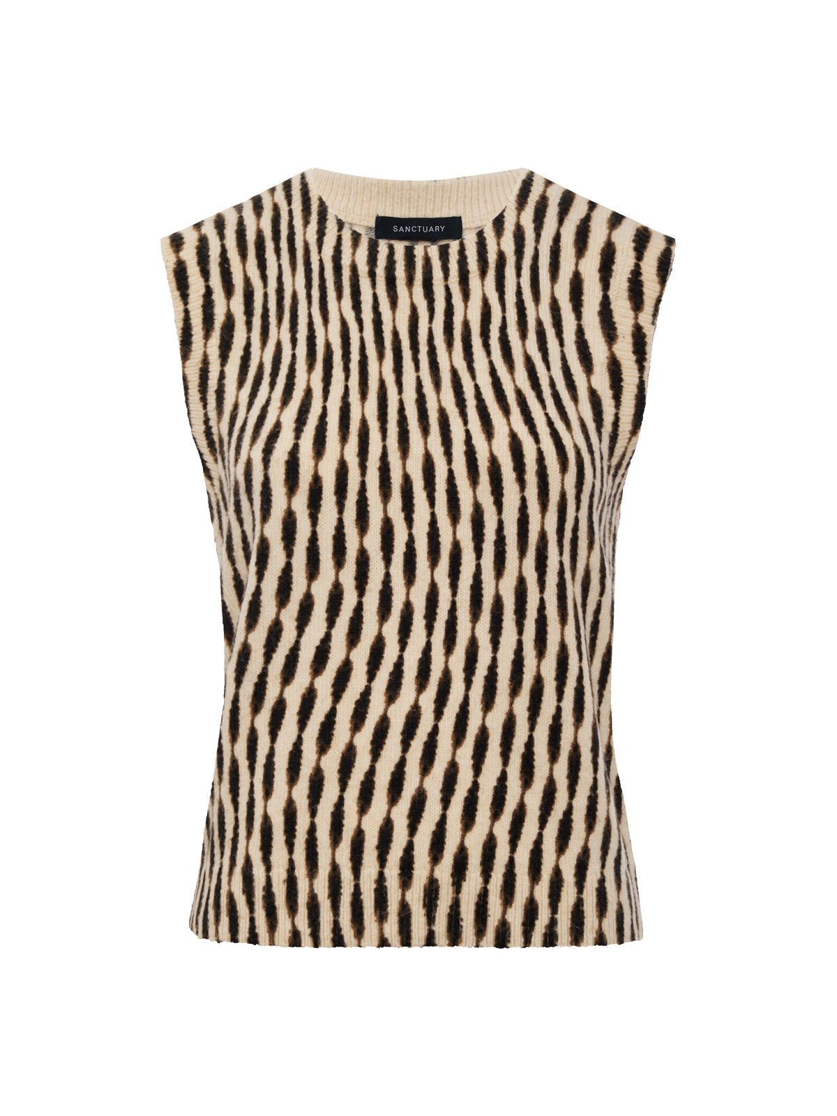 Soft Printed Shell Sweater Inkblot | Sanctuary Clothing