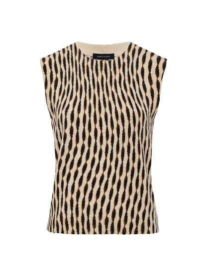 Soft Printed Shell Sweater Inkblot | Sanctuary Clothing