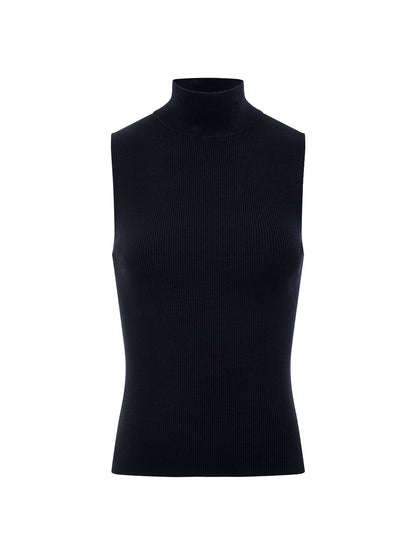 Nova Mock Neck Tank Black | Sanctuary Clothing