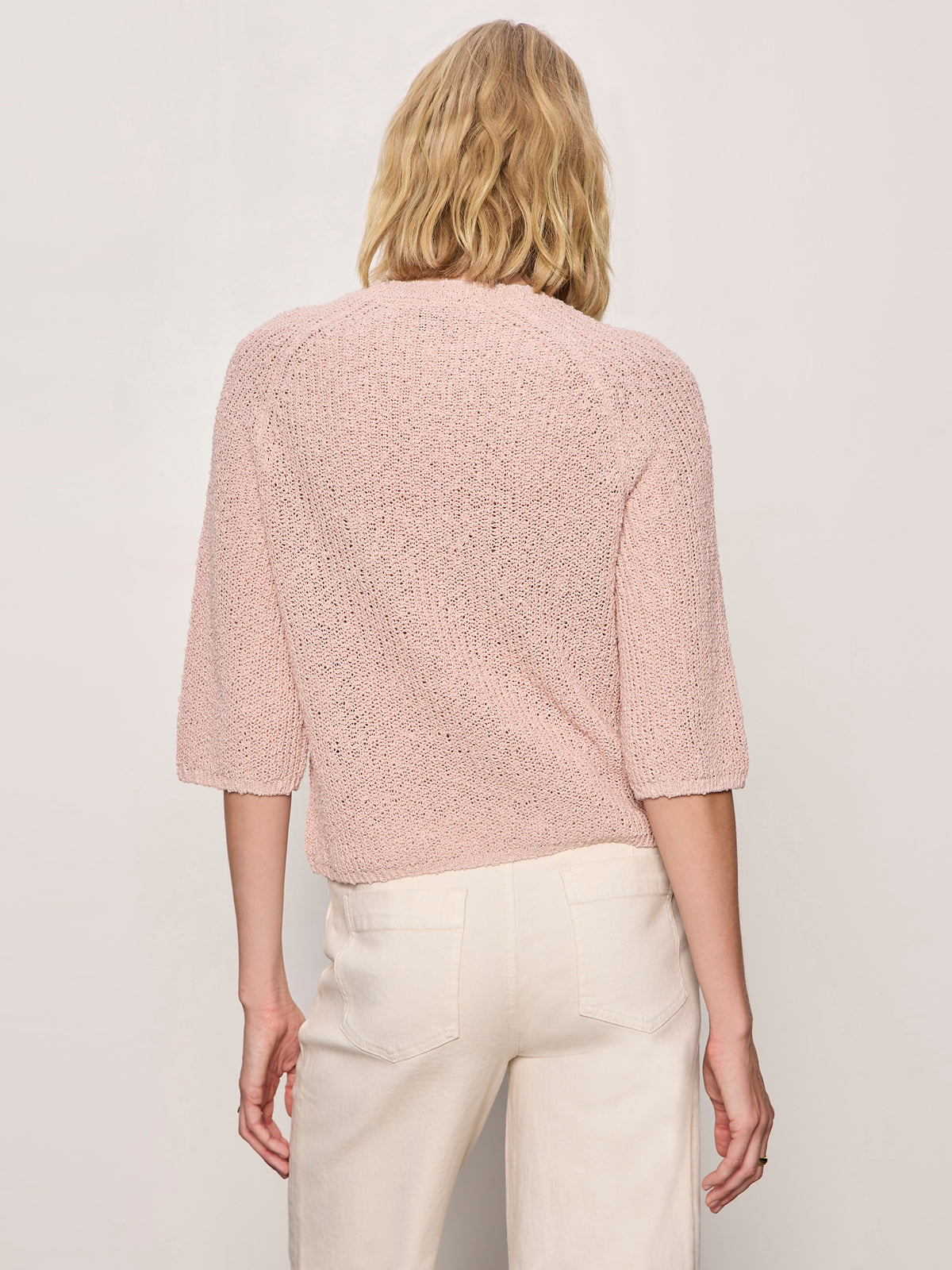 RAGLAN SWEATER TEE BLEACHED PINK | Sanctuary Clothing