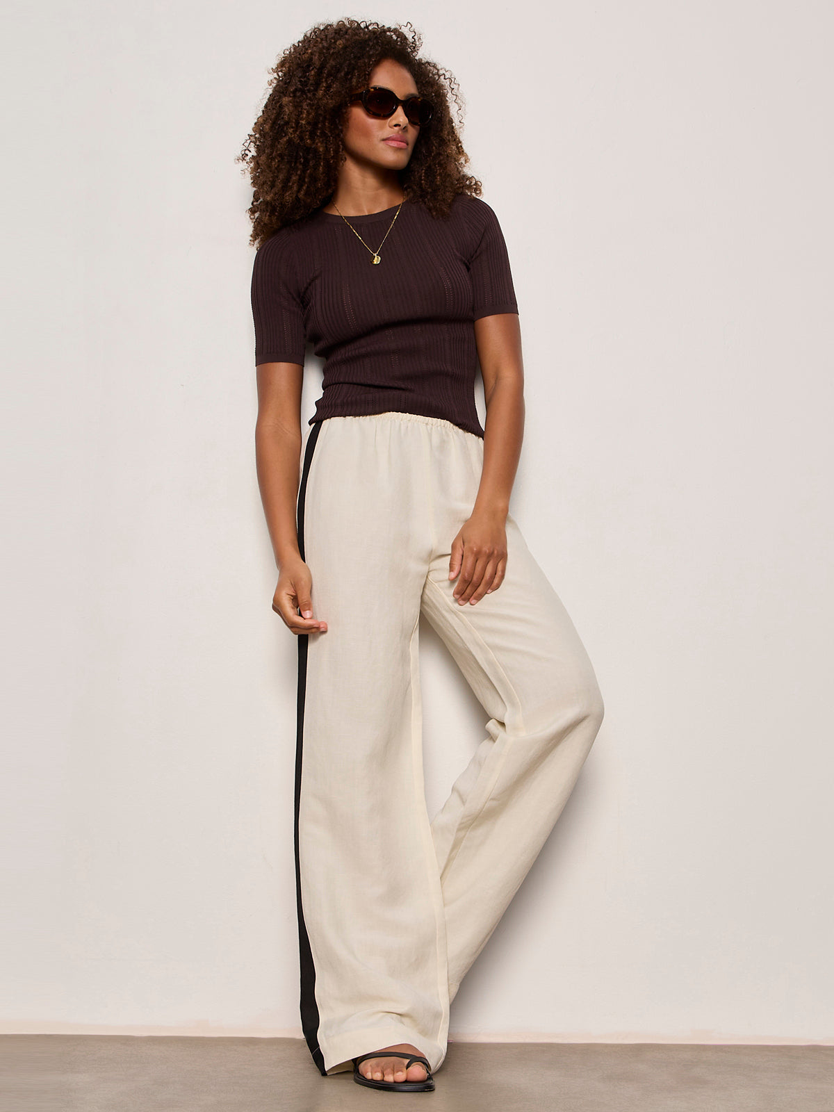PERFECT KNITWEAR TEE RICH SOIL | Sanctuary Clothing