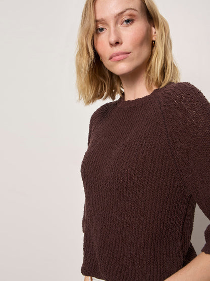 RAGLAN SWEATER TEE RICH SOIL | Sanctuary Clothing