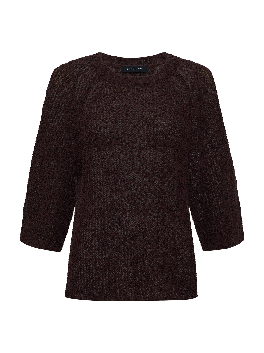 RAGLAN SWEATER TEE RICH SOIL | Sanctuary Clothing