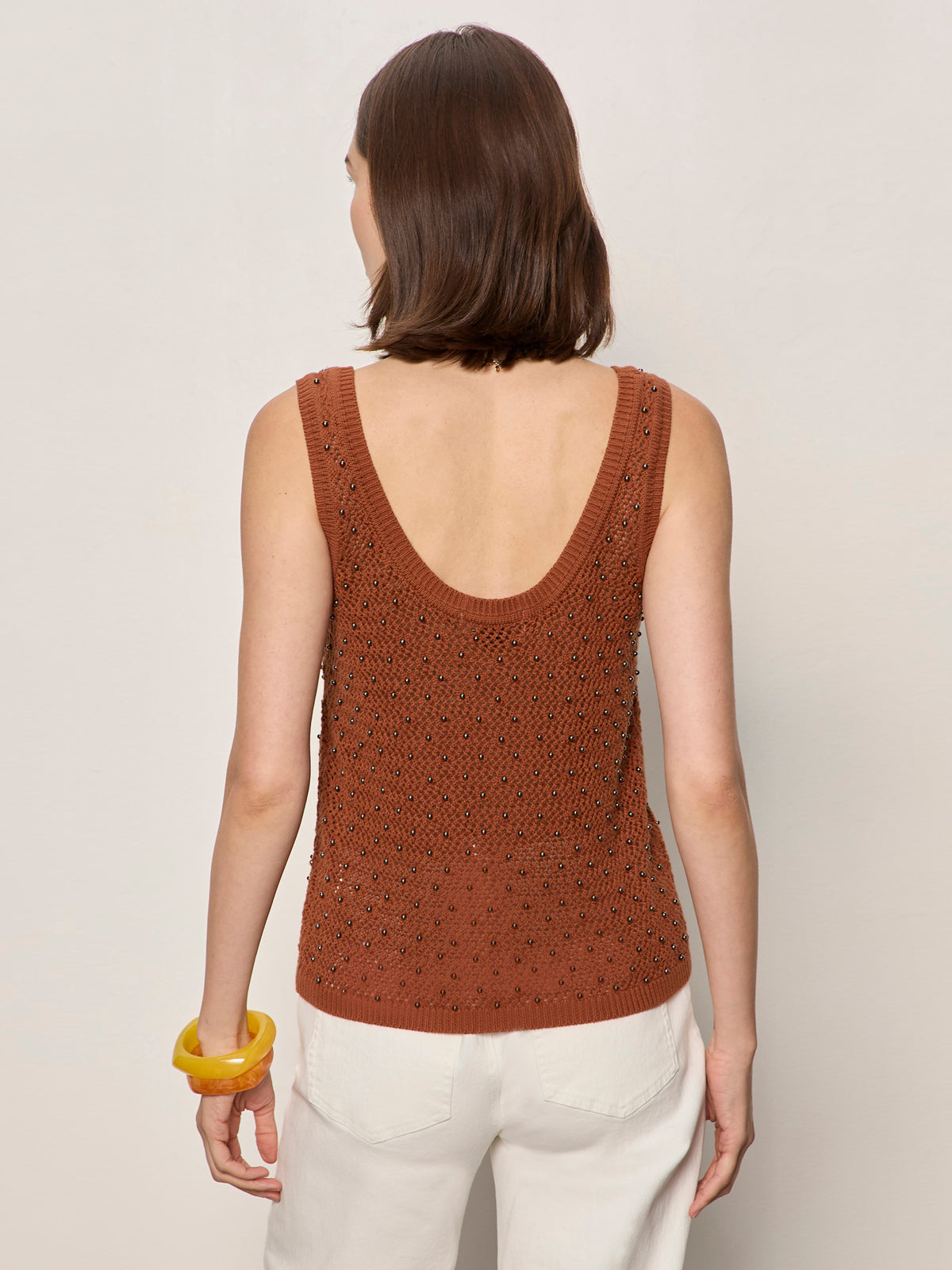 DUNE STUDDED TANK ANCIENT CLAY | Sanctuary Clothing