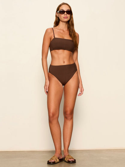 BANDEAU W/ REMOVABLE CUPS ESPRESSO | Sanctuary Clothing