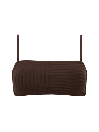 BANDEAU W/ REMOVABLE CUPS ESPRESSO | Sanctuary Clothing