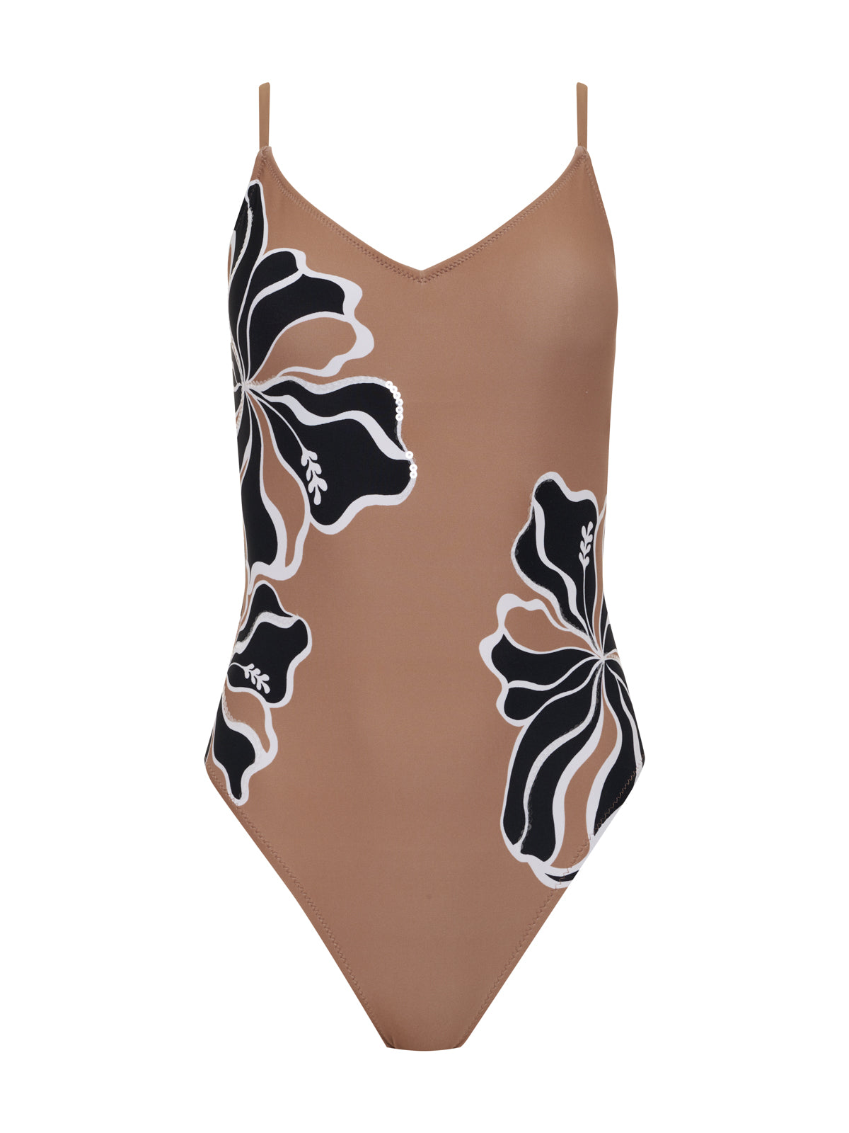 High Leg Scoop Neck One-Piece TOASTED COCONUT | Sanctuary Clothing