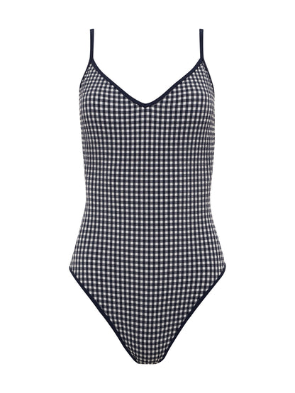 High Leg Scoop Neck One-Piece NAVY | Sanctuary Clothing
