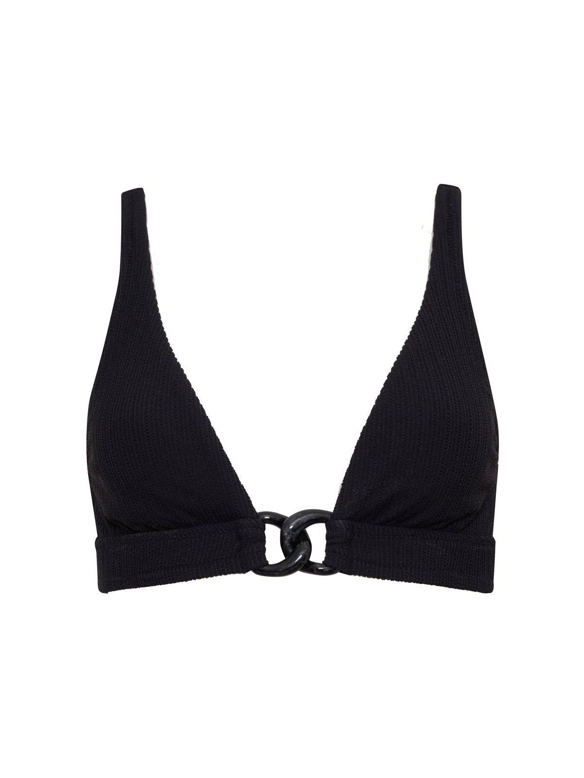 Long Line Bra Bikini Top Black | Sanctuary Clothing