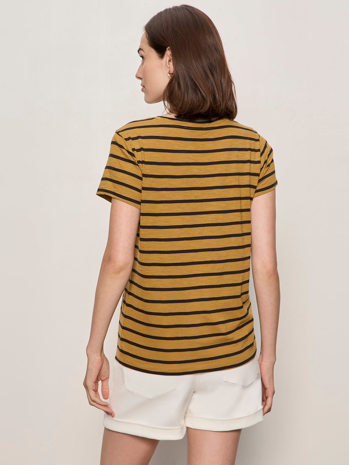 THE PERFECT TEE CUMIN/BLACK STRIPE | Sanctuary Clothing