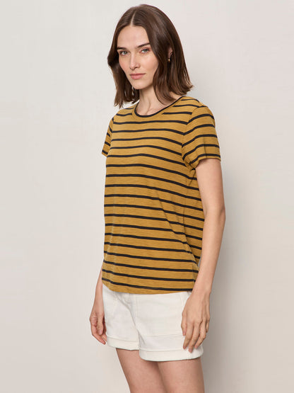THE PERFECT TEE CUMIN/BLACK STRIPE | Sanctuary Clothing