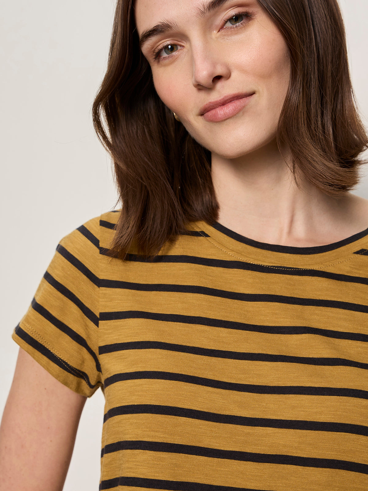 THE PERFECT TEE CUMIN/BLACK STRIPE | Sanctuary Clothing