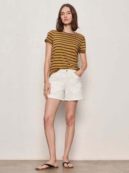 THE PERFECT TEE CUMIN/BLACK STRIPE | Sanctuary Clothing