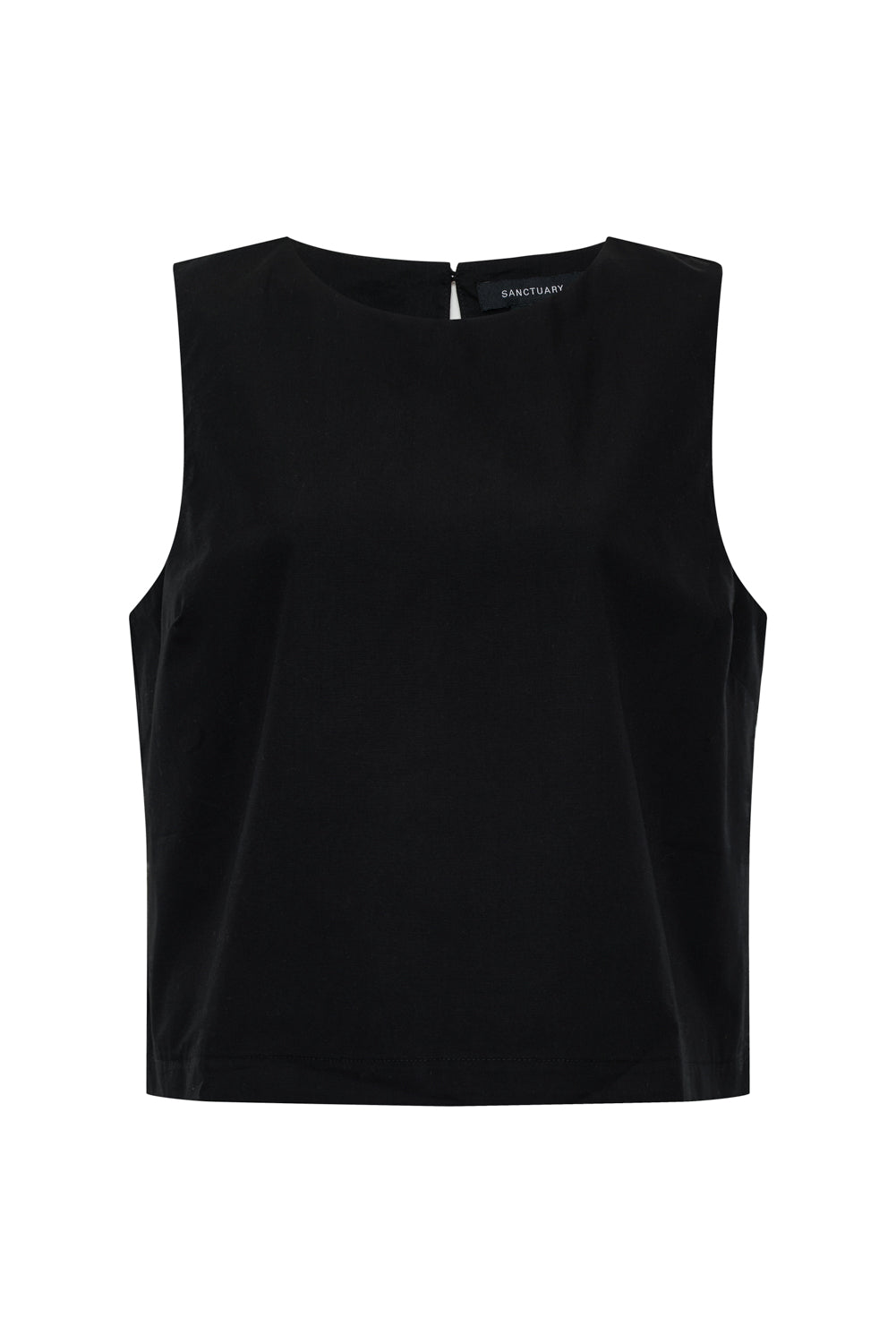 THE DESIRED SUMMER CROP SHELL BLACK | Sanctuary Clothing