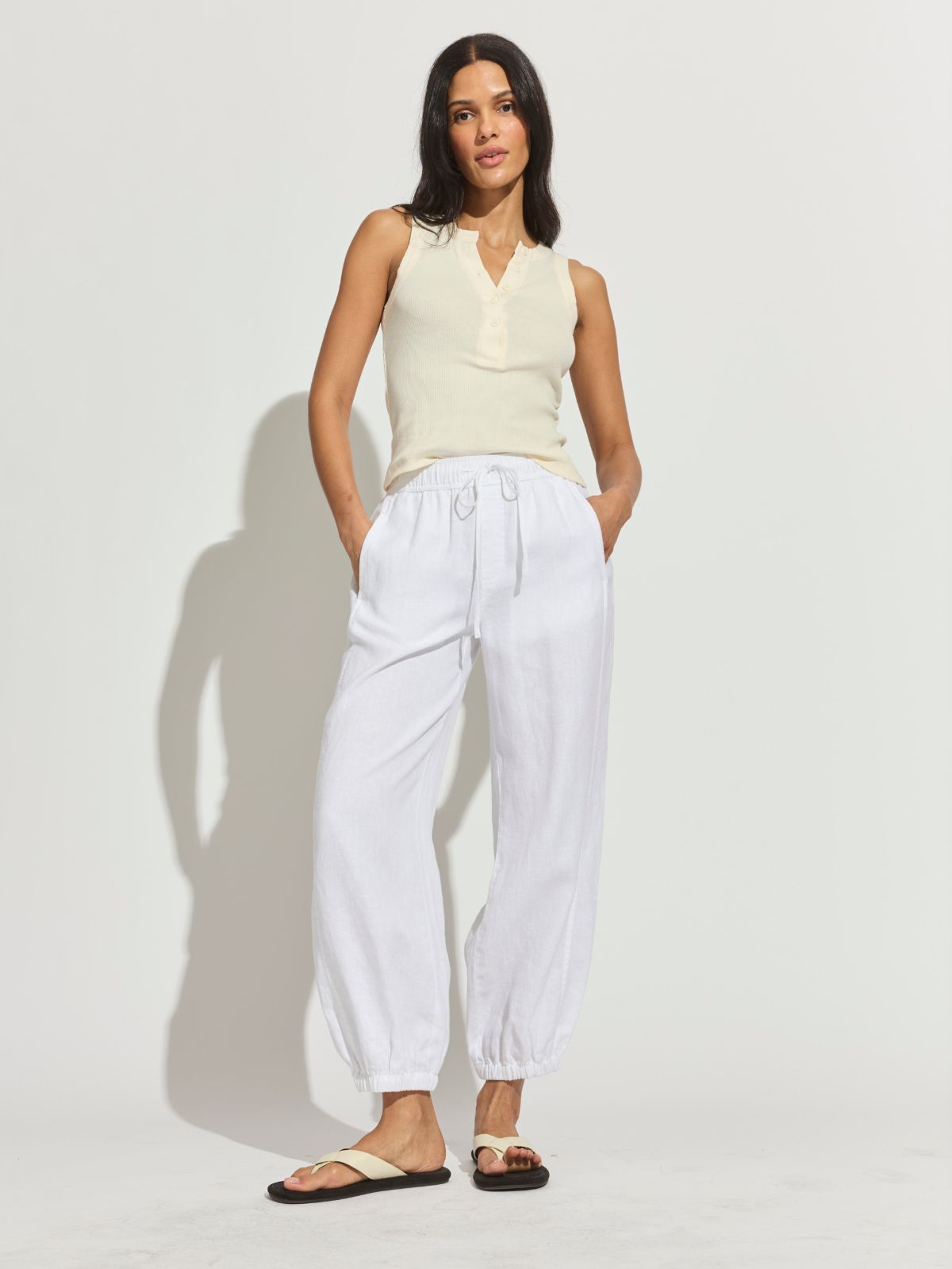 FRIDAY RIB TANK COLLAGEN | Sanctuary Clothing