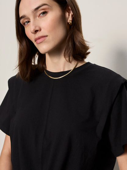GOOD TO GO TIE FRONT TEE BLACK | Sanctuary Clothing
