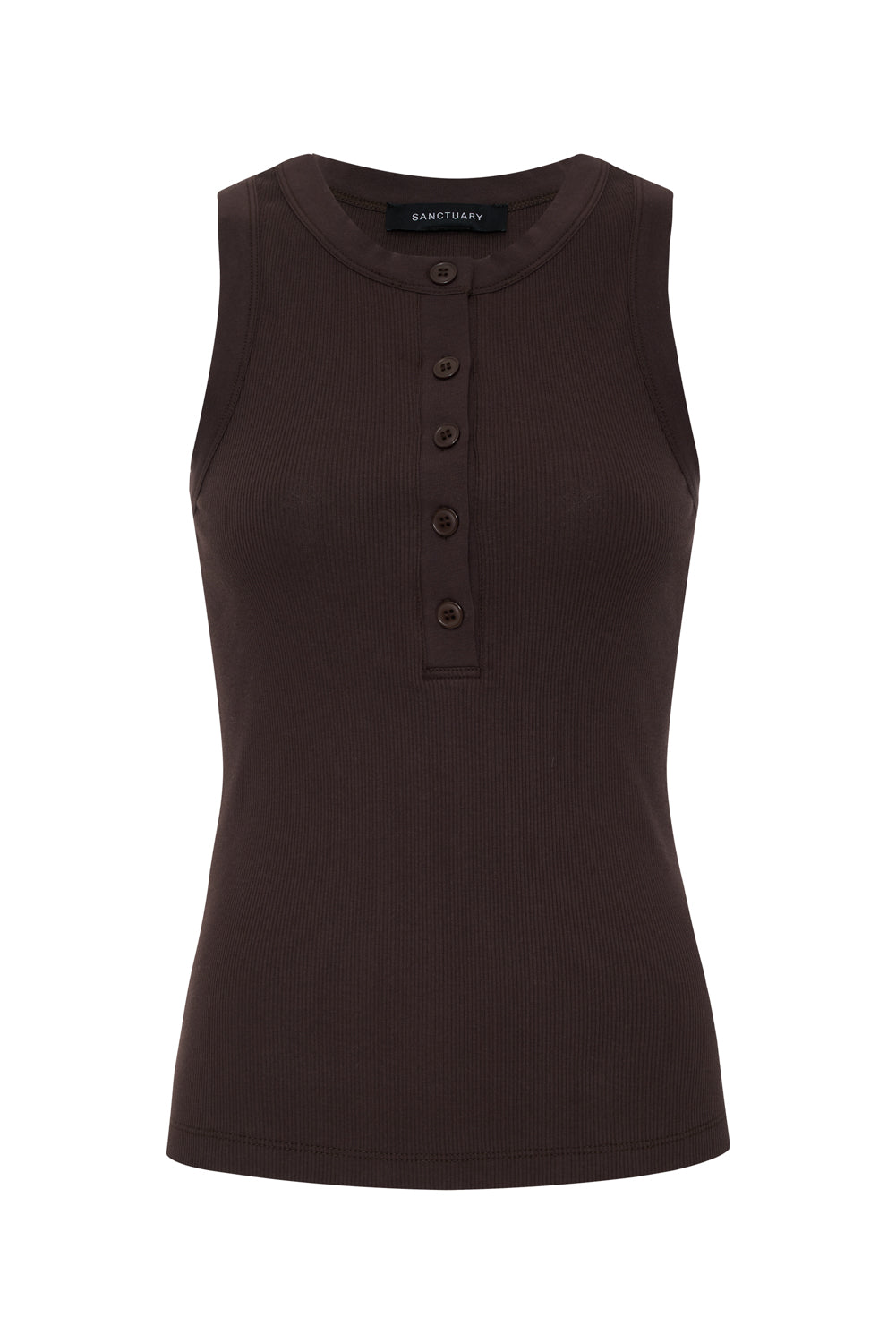 FRIDAY RIB TANK RICH SOIL | Sanctuary Clothing
