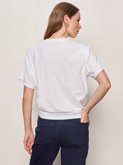 GOOD TO GO TIE FRONT TEE WHITE | Sanctuary Clothing
