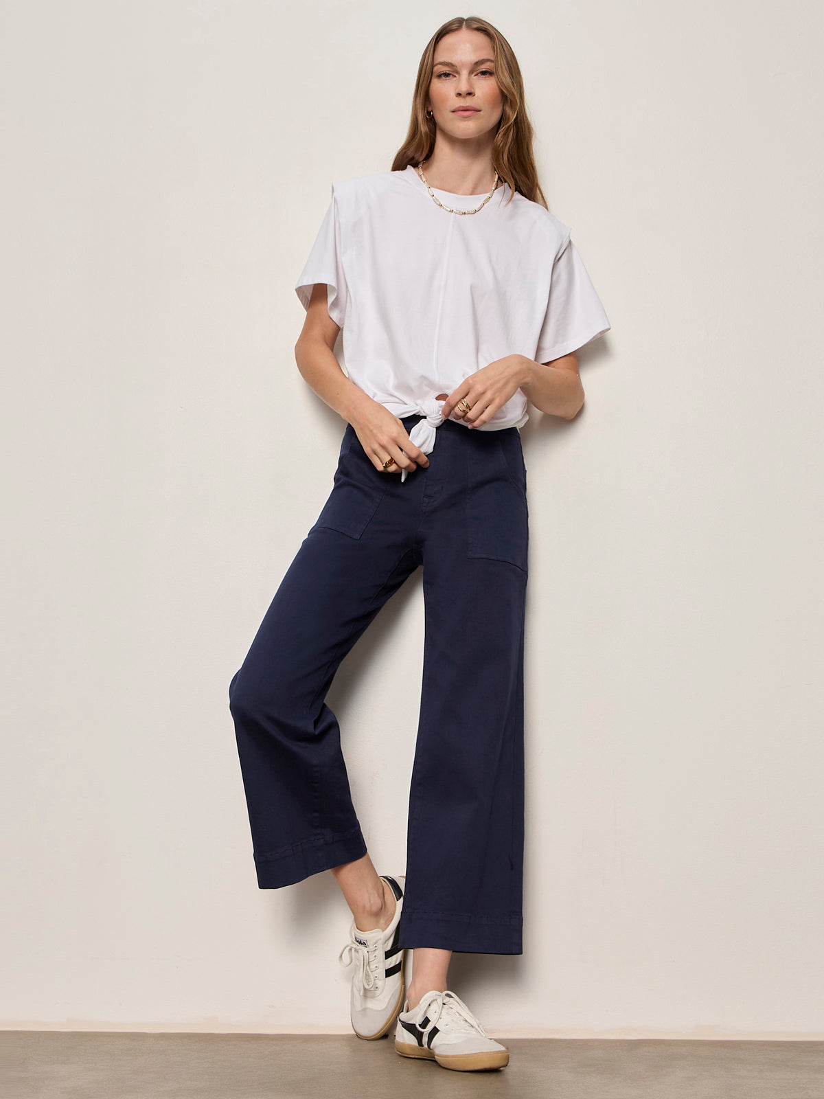 GOOD TO GO TIE FRONT TEE WHITE | Sanctuary Clothing