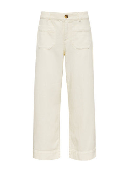 SOFT MARINE WIDE LEG CROP COLLAGEN | Sanctuary Clothing