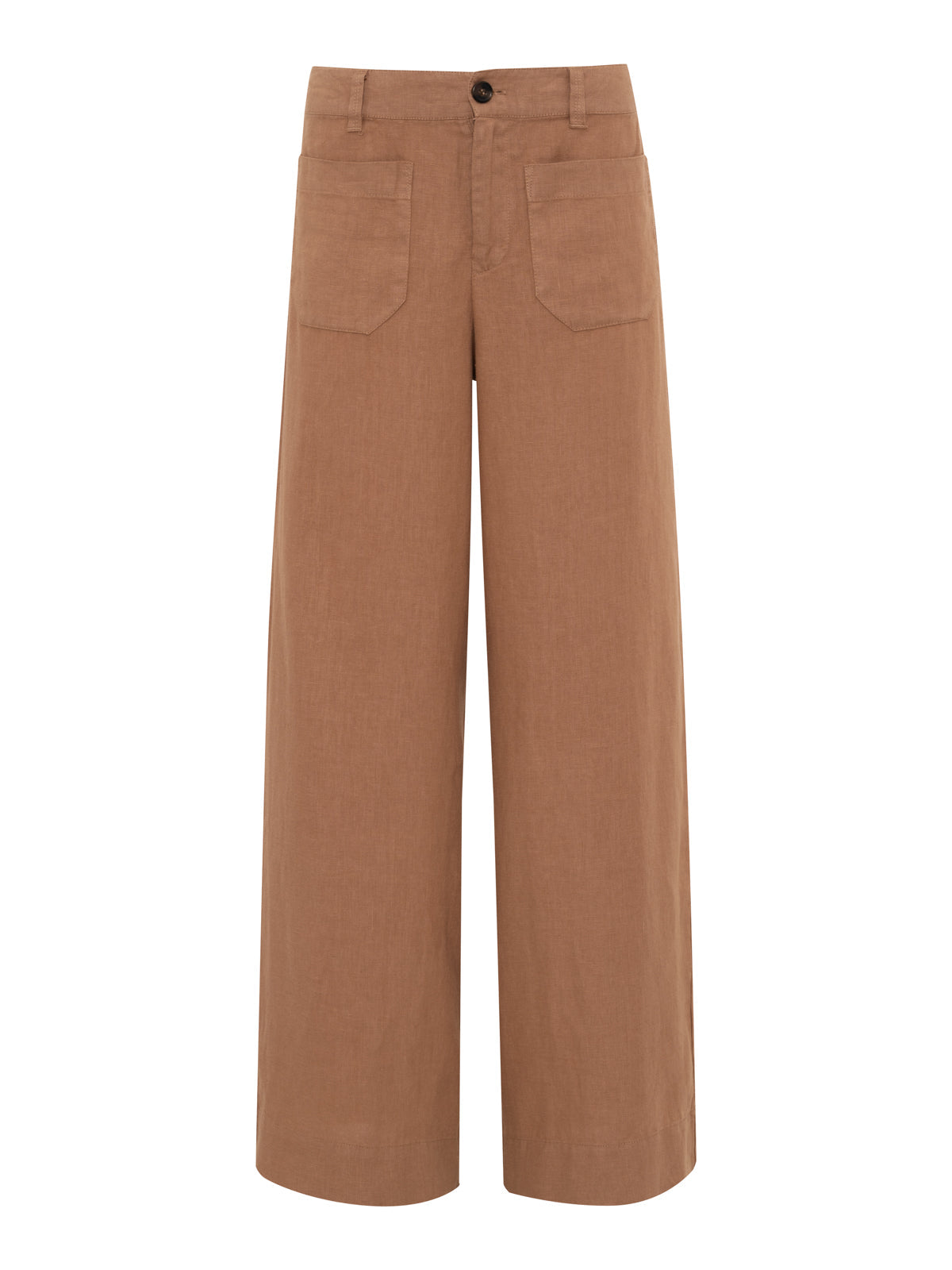 THE LINEN MARINE WIDE LEG TOASTED COCONUT | Sanctuary Clothing