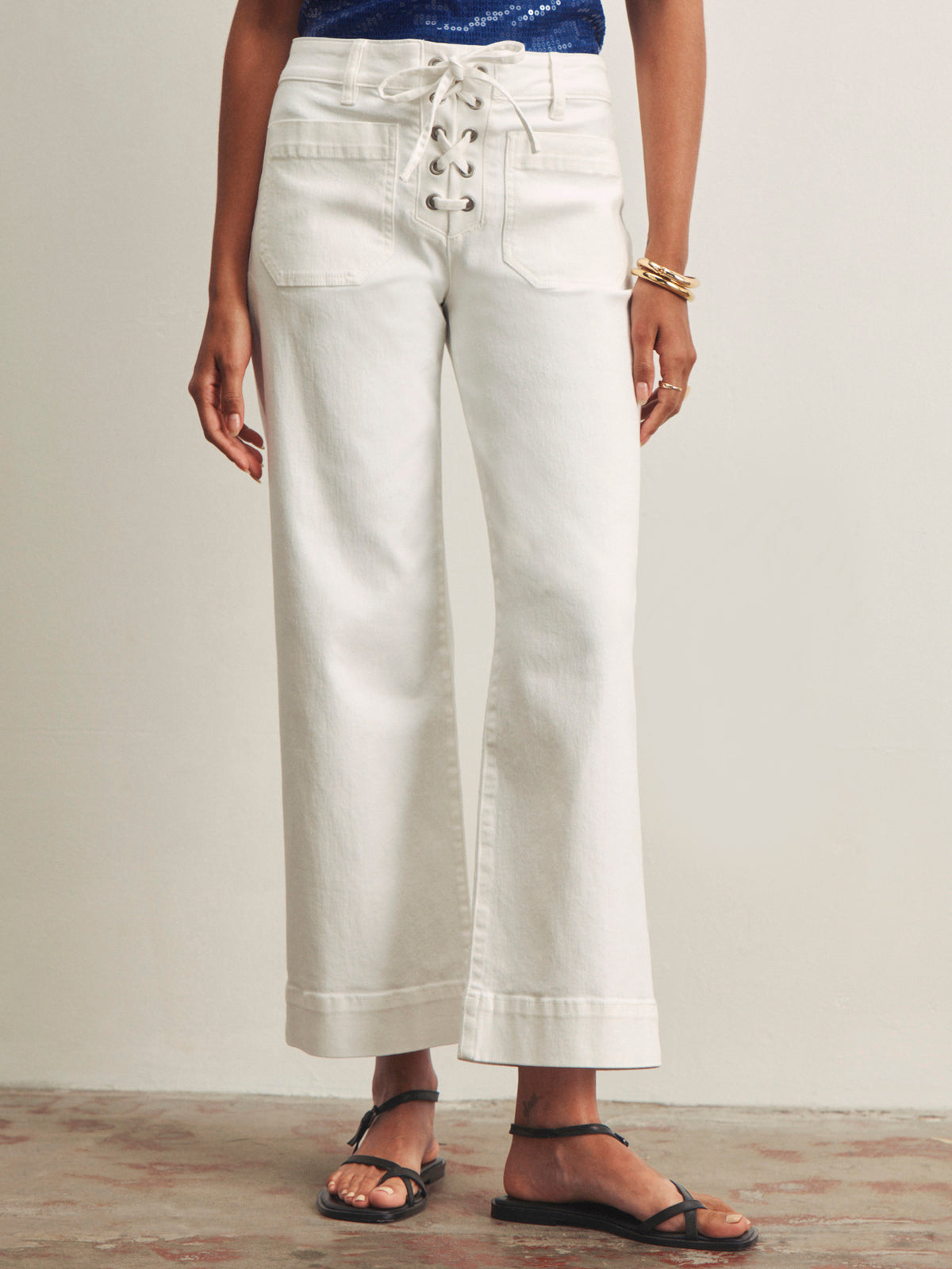 LACE UP MARINER CHALK | Sanctuary Clothing