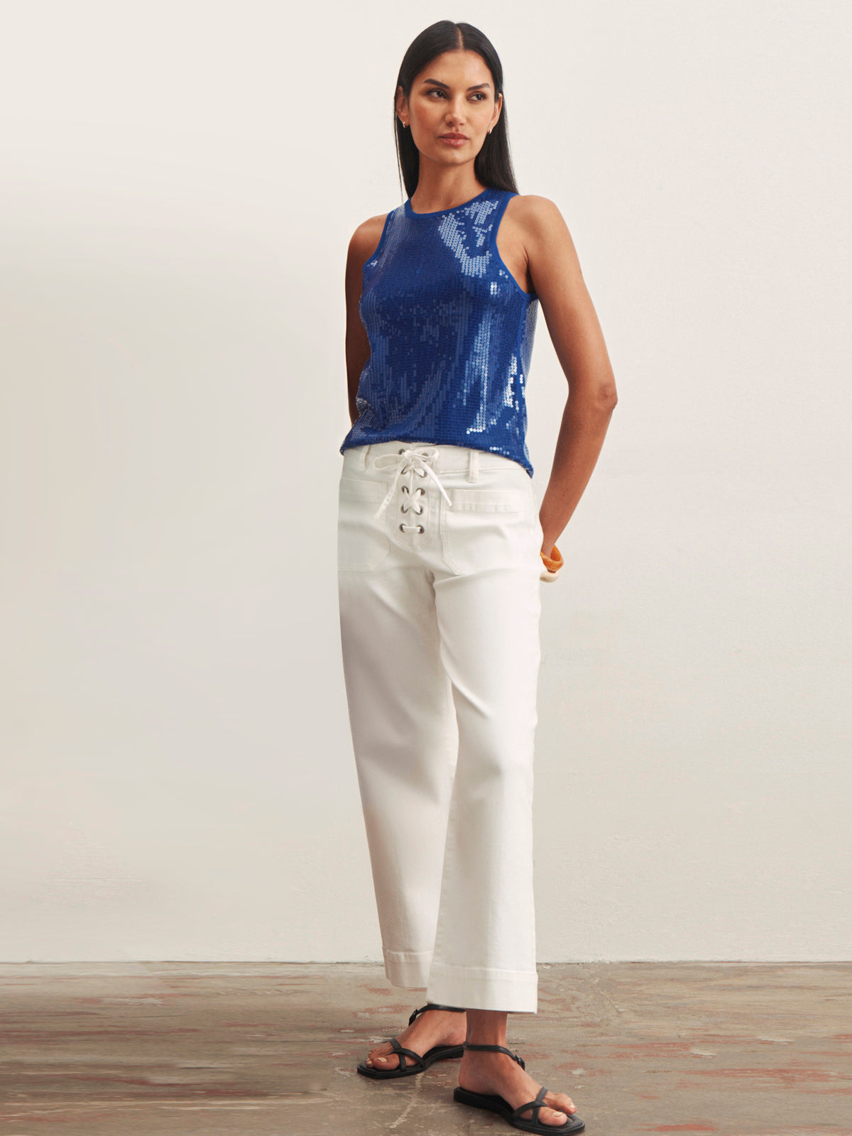 LACE UP MARINER CHALK | Sanctuary Clothing