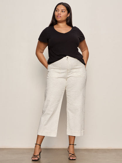 The Marine Crop Jean Chalk Extended Sizing | Sanctuary Clothing