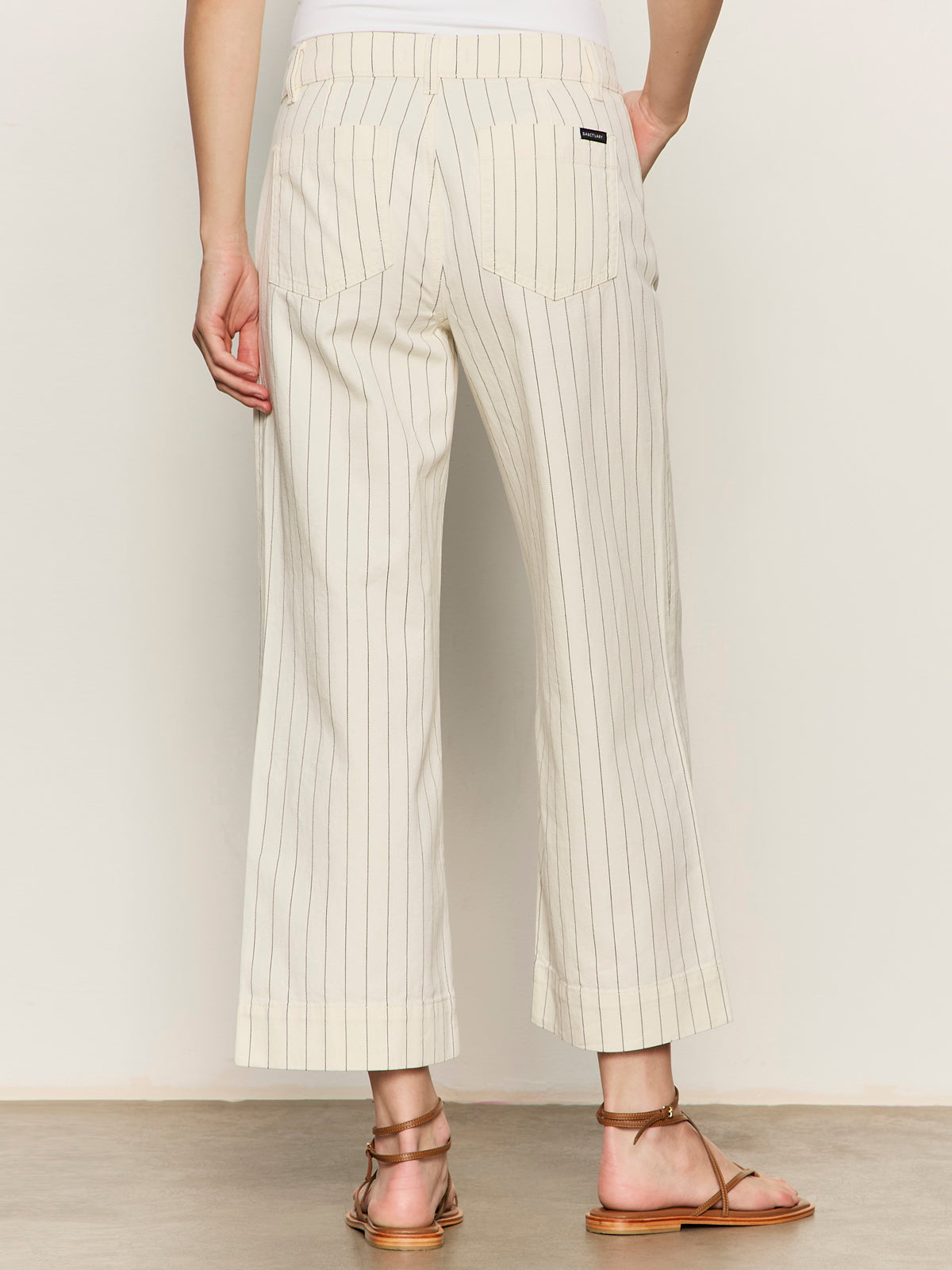 The Marine Jean Bleached White Pinstripe | Sanctuary Clothing