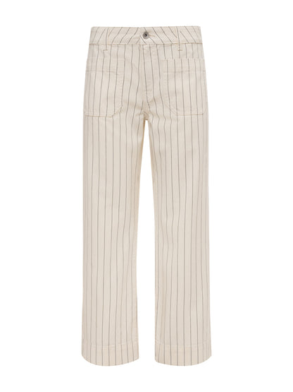 The Marine Jean Bleached White Pinstripe | Sanctuary Clothing