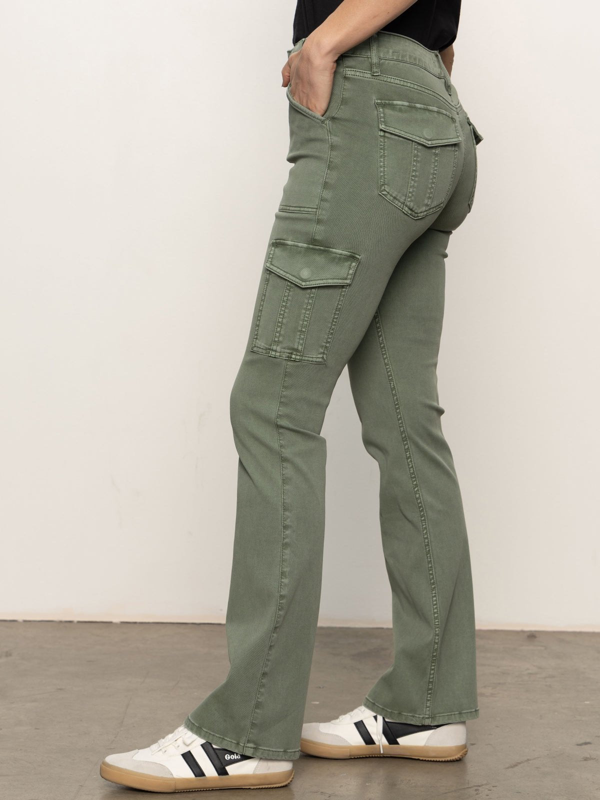 Sculpted Hayden Bootcut Pant Dark Spruce | Sanctuary Clothing