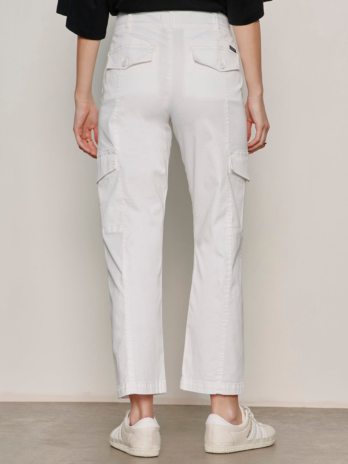 Rebel Straight Crop Pant Chalk | Sanctuary Clothing