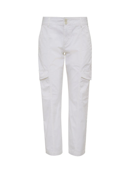 Rebel Straight Crop Pant Chalk | Sanctuary Clothing