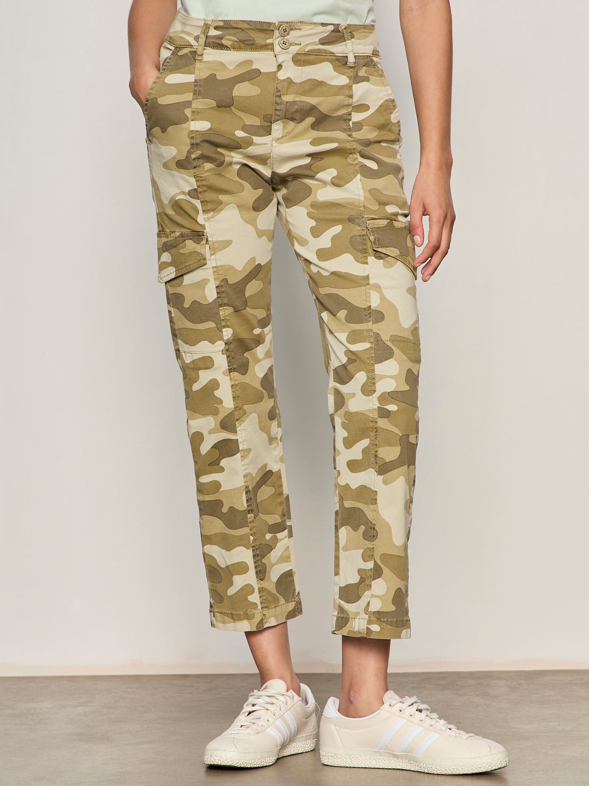 Rebel Straight Crop Pant Canyon Camo | Sanctuary Clothing