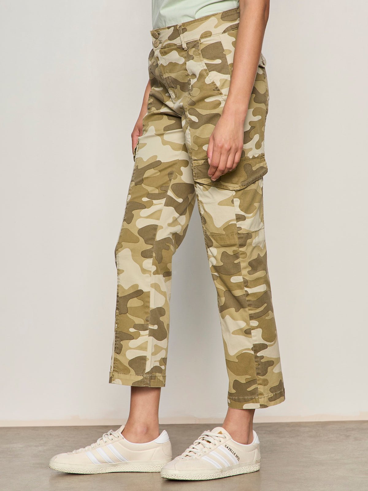 Rebel Straight Crop Pant Canyon Camo | Sanctuary Clothing