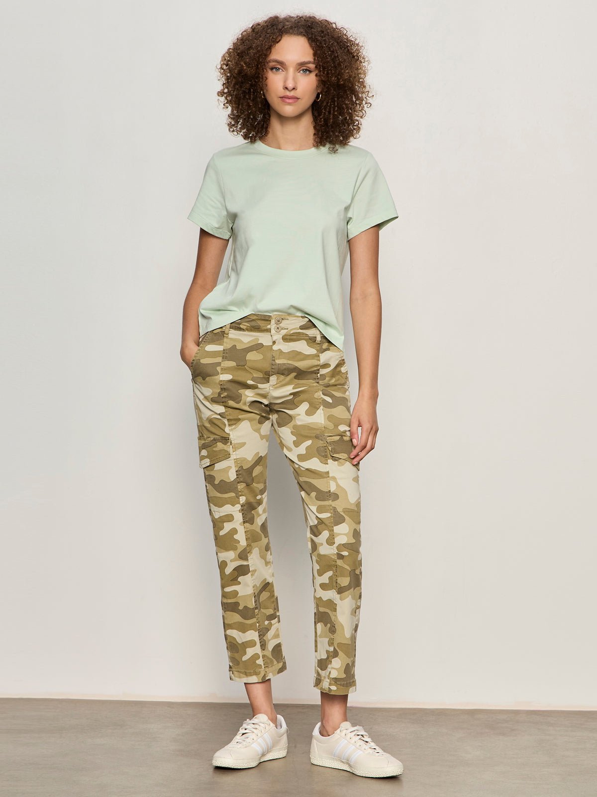 Rebel Straight Crop Pant Canyon Camo | Sanctuary Clothing