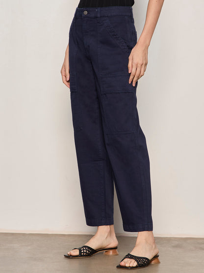 BOYFRIEND UTILITY PANT NAVY BLAZER | Sanctuary Clothing