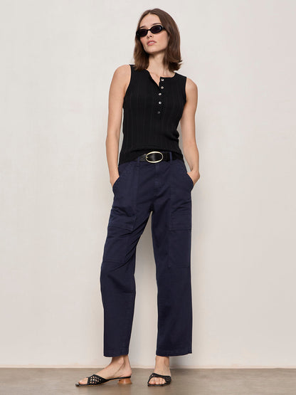 BOYFRIEND UTILITY PANT NAVY BLAZER | Sanctuary Clothing