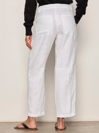 BOYFRIEND UTILITY PANT WHITE | Sanctuary Clothing