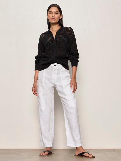 BOYFRIEND UTILITY PANT WHITE | Sanctuary Clothing