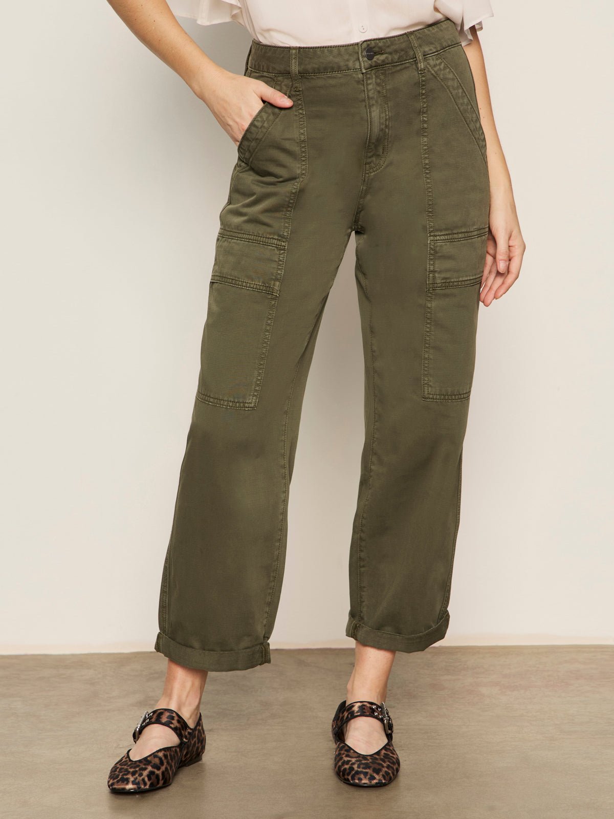 Boyfriend Utility Pant Kalamata | Sanctuary Clothing