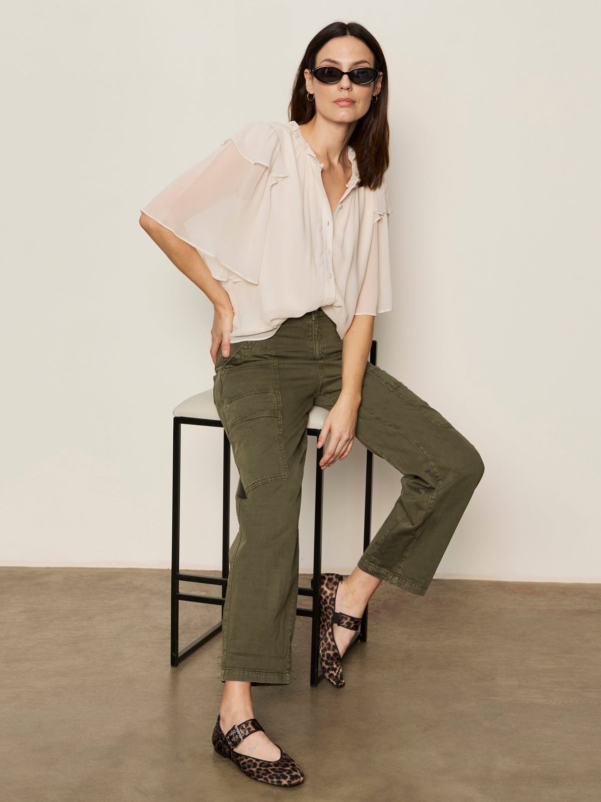 Boyfriend Utility Pant Kalamata | Sanctuary Clothing
