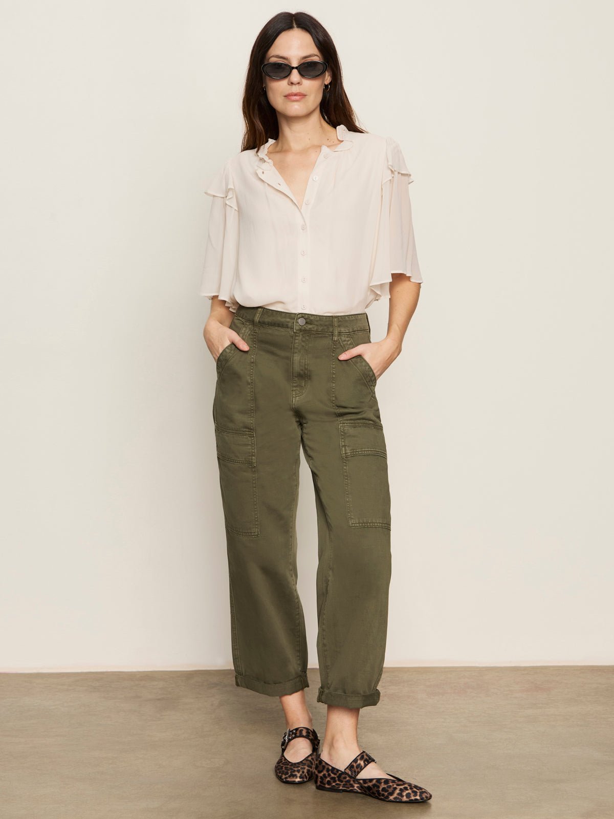 Boyfriend Utility Pant Kalamata | Sanctuary Clothing